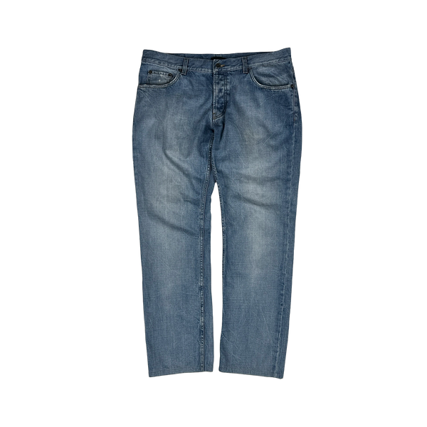 Prada Tapered Fit Denim Jeans - 36" Waist