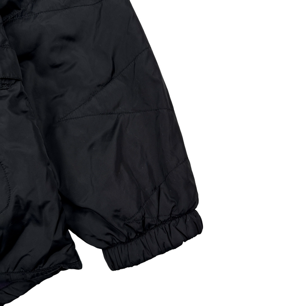 Stone Island Purple/Black 2005 Denims Quilted Reversible Jacket - Medium