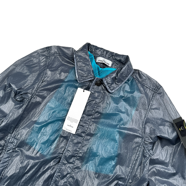 Stone Island Grey Lucid TC Vest Trench Coat - Medium