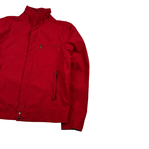 Prada Red Goretex Tab Zipped Parka Jacket - Medium