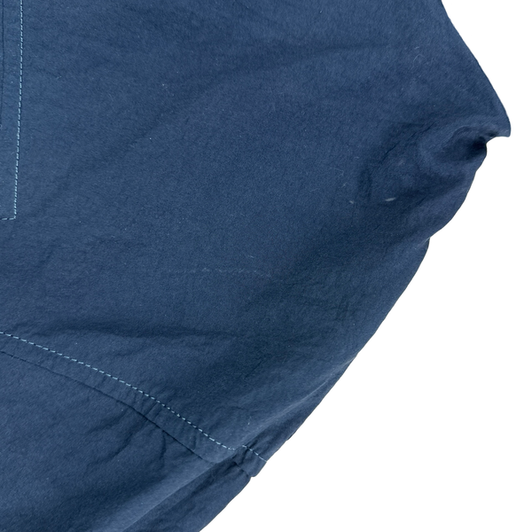 CP Company Vintage Blue Nylon Hood Badge Jacket - Medium