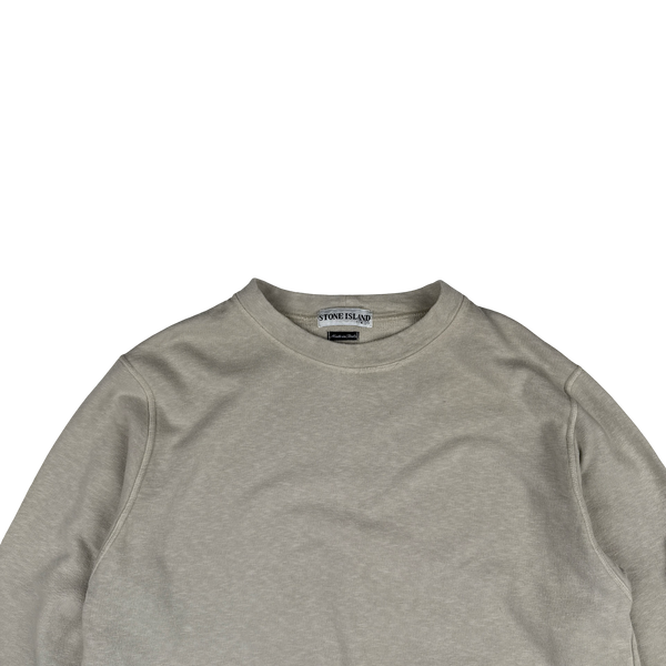 Stone Island 2001 Cotton Knitted Crewneck Jumper - Medium