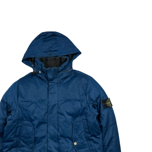 Stone Island 2009 Blue Weatherproof Down Filled Jacket - Medium