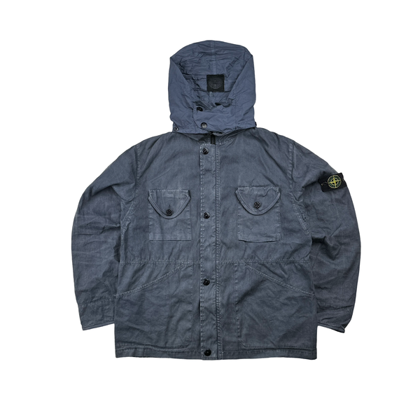 Stone Island 2003 Lino Flax Nylon Hood Jacket - XL – Mat's