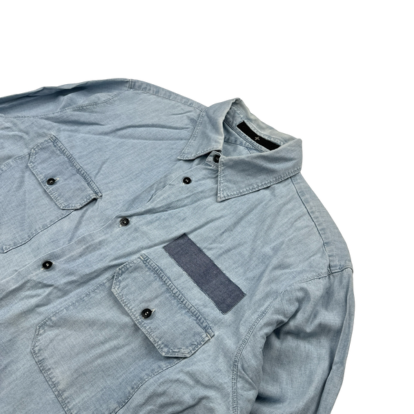 Stone Island Denim Buttoned Overshirt - XL
