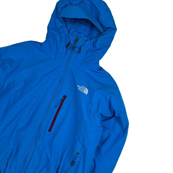 North Face Summit Series Blue Hyvent Alpha Hooded Jacket - Large