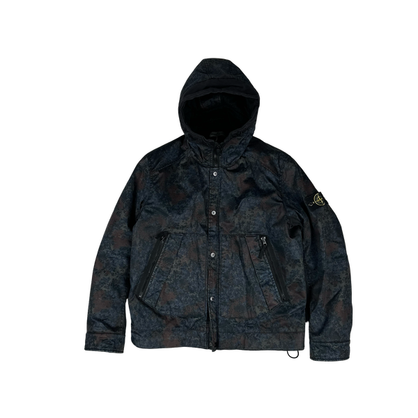 Stone Island Raso Gommato 2013 Camo Print OVD Jacket - XL