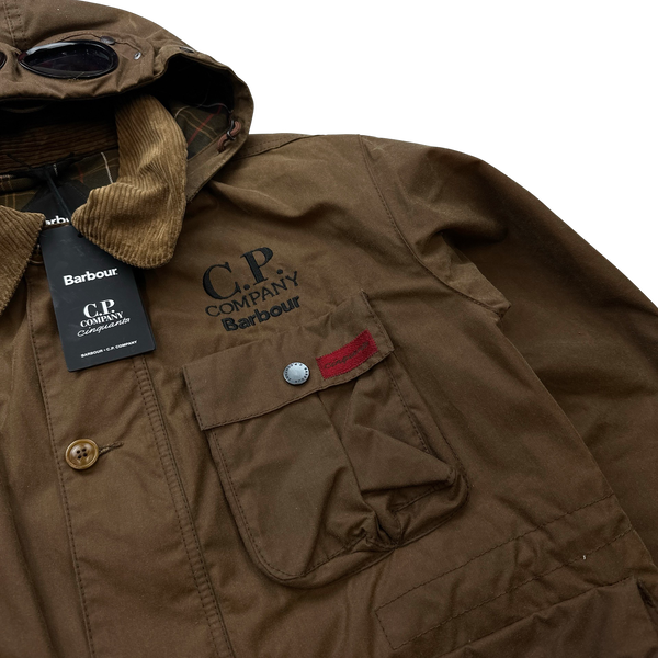 CP Company x Barbour Multi Pocket 500 Mille Waxed Jacket - XS