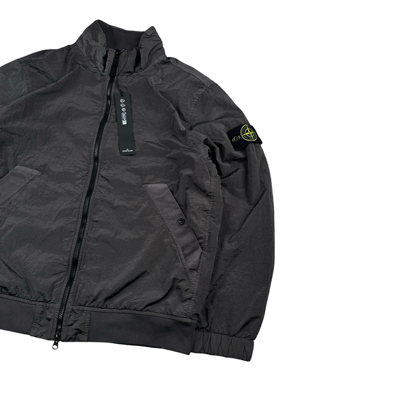 Stone Island 2026 Grey Nylon Metal Zipped Jacket - Large