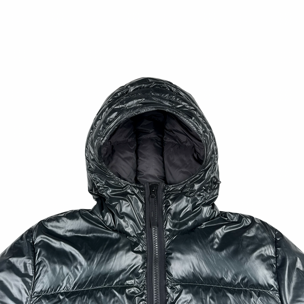 Stone Island 2017 Dark Green Pertex Quantum Y Down Puffer Jacket - Large
