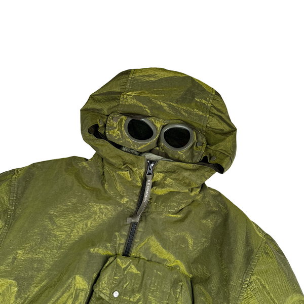 CP Company P.Ri.S.M Green Prismatic Ripstop Membrane Hooded Jacket - Large