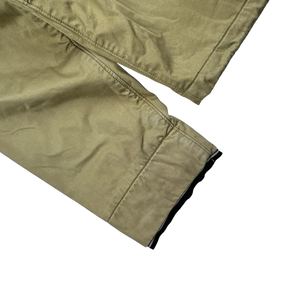 Stone Island 2005 Tan Raso Floccato Riot Mask Sniper Jacket - Large