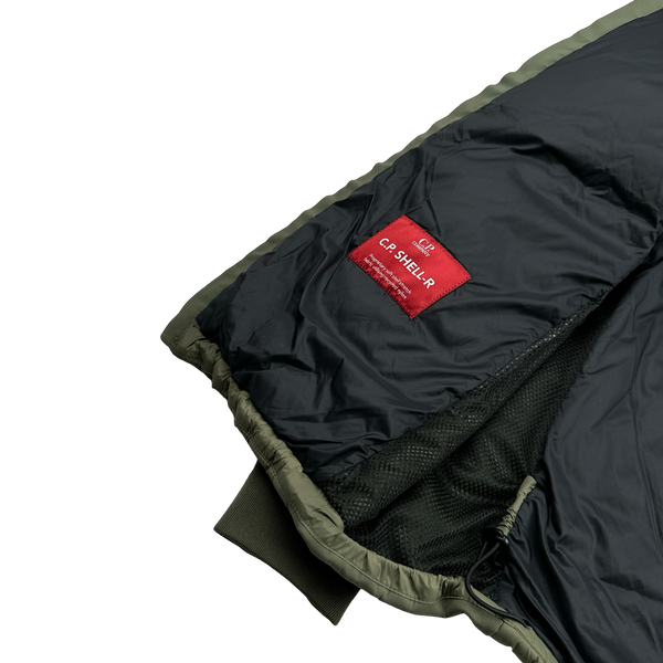 CP Company Khaki Soft Shell R Zipped Padded Jacket - Age 14