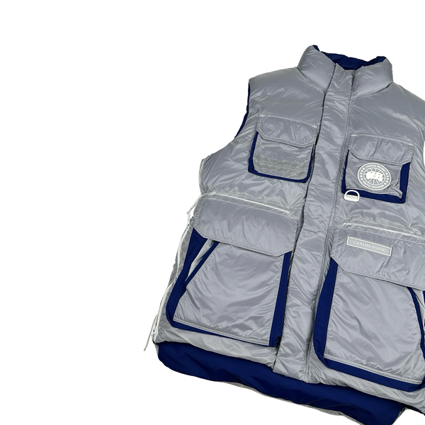 Canada Goose X-Ray Blue Down Filled Gilet Jacket - Medium