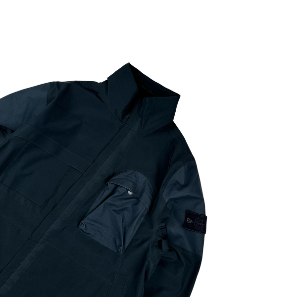 Stone Island 2018 Navy Ghost Tank Shield Jacket - XL