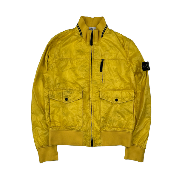 Mahf 未開封RIP STOP  JACKET Stone Island 2013 Yellow Micro Rip Stop Tyveck Shield Jacket