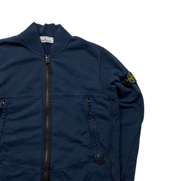 Stone island jumper navy blue on sale