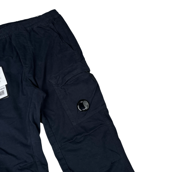 CP Company Navy Ergonomic Fit Cargo Trousers - Small