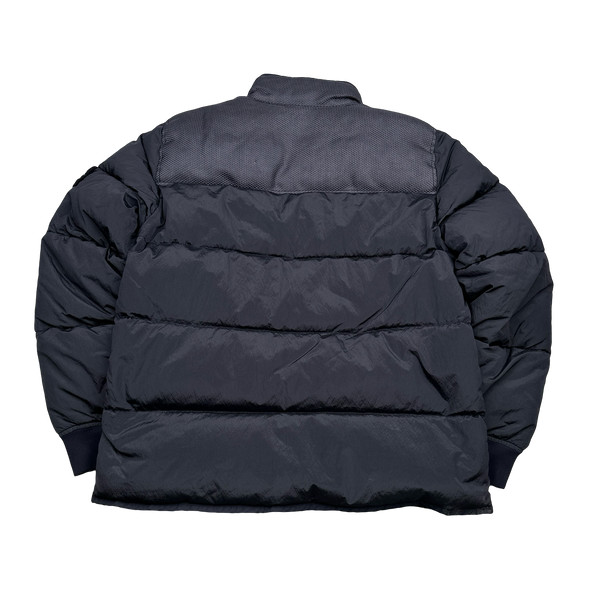 Stone Island 2021 Modified Panama 6/3 HT Nylon Mix Fabrics Down- TC Puffer - Small