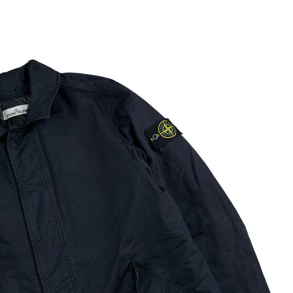 Stone Island 2017 Navy David TC Primaloft Lined Long Jacket - Large