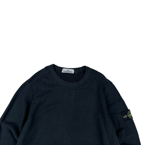Stone Island 2021 Black Crewneck Sweatshirt Jumper - Small