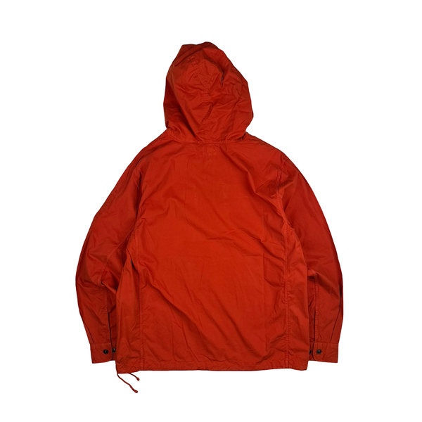 CP Company Orange Cargo pocket Pullover Cotton Smock Jacket - XL