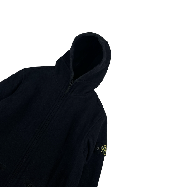 Stone Island 2016 Navy Panno Speciale Duffle Jacket - Large