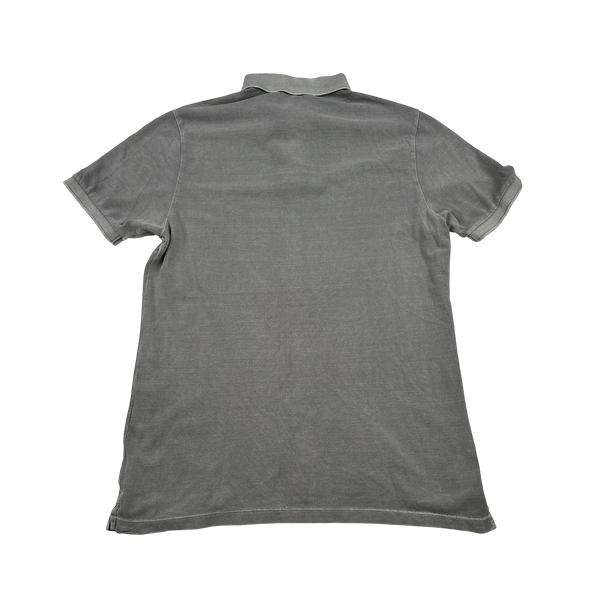 Stone Island Grey Short Sleeve Polo Shirt - Medium