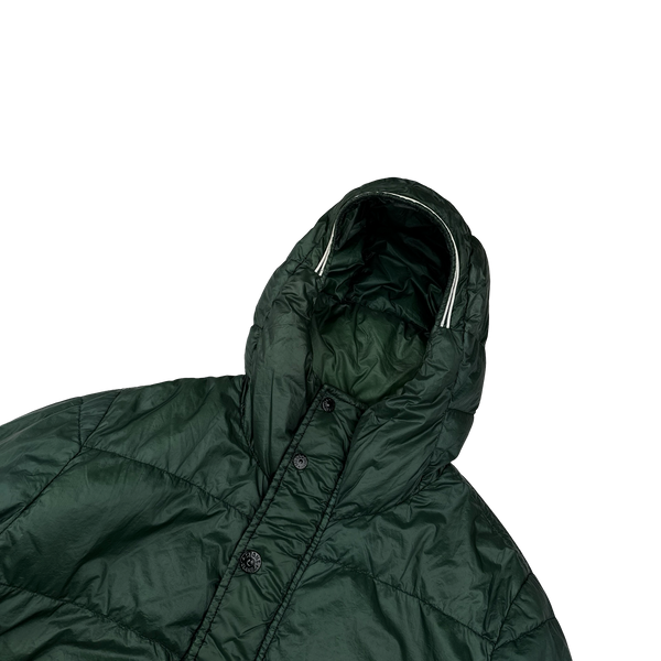 Stone Island 2013 Green Garment Dyed Puffer Jacket - Medium