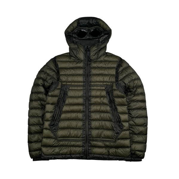 CP Company Forest Green DD Shell Goggle Jacket - Small