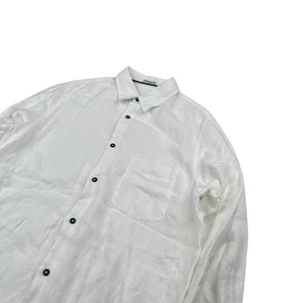 Stone Island 2006 Lino Flax Buttoned Shirt - XL