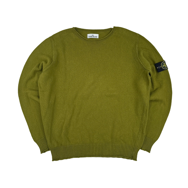 Stone Island Pine Green Fine Knit Crewneck Jumper - 3XL