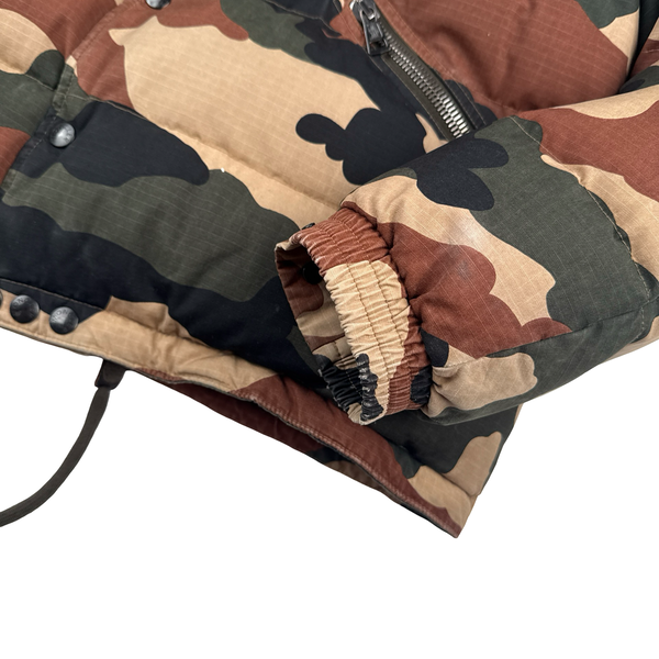 Moncler Norme Afnor Camo Down Filled Jacket - Large