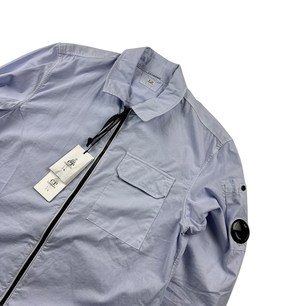 CP Company Lilac Zipped Overshirt - Small