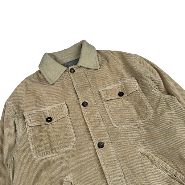 CP Company Vintage 80's Beige Corduroy Multi Pocket Jacket - XL