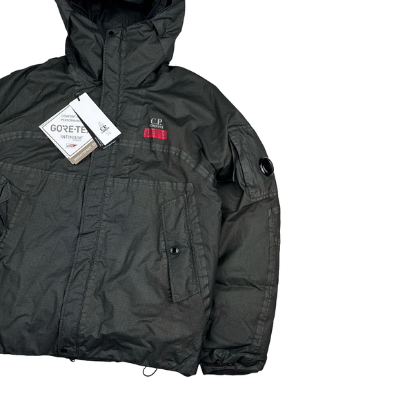 CP Company Grey Gore G-Type Ripstop Down Lined Jacket - Medium