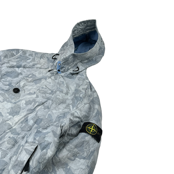 Stone Island 2020 Blue Big Loom Camo TC Jacket - Large