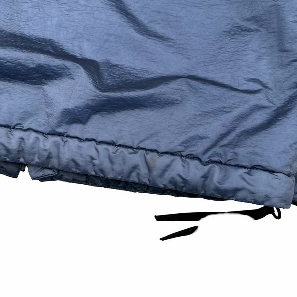 Nemen Nylon Shimmer Light Blue Padded Shell Multi Pocket Jacket - Medium