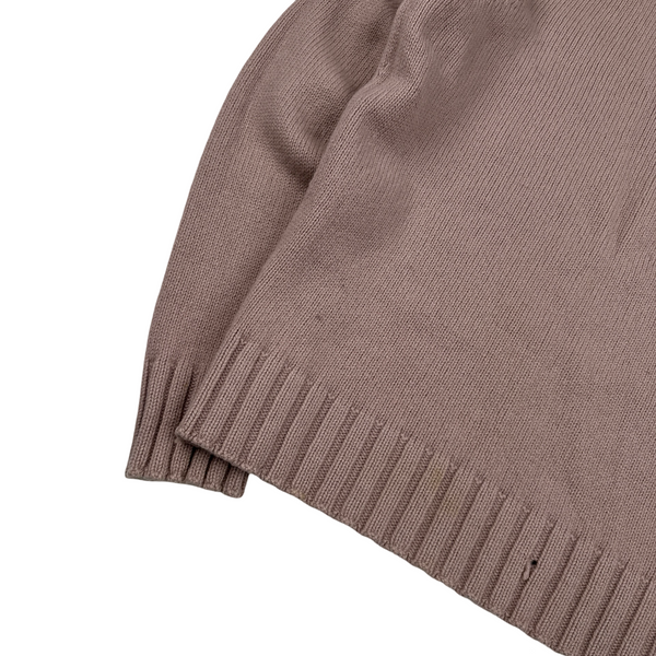 Stone Island Old Rose Lightweight Knitted Crewneck Jumper - Medium
