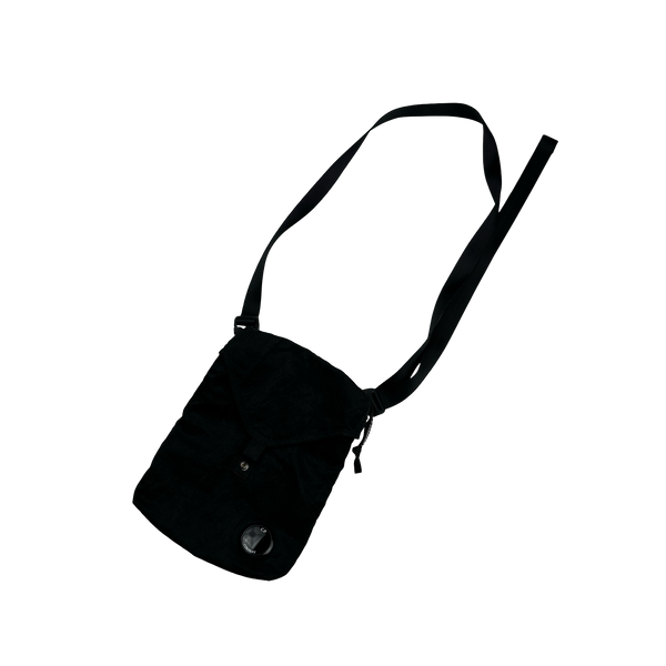 CP Company Black Nylon Lens Viewer Side Bag
