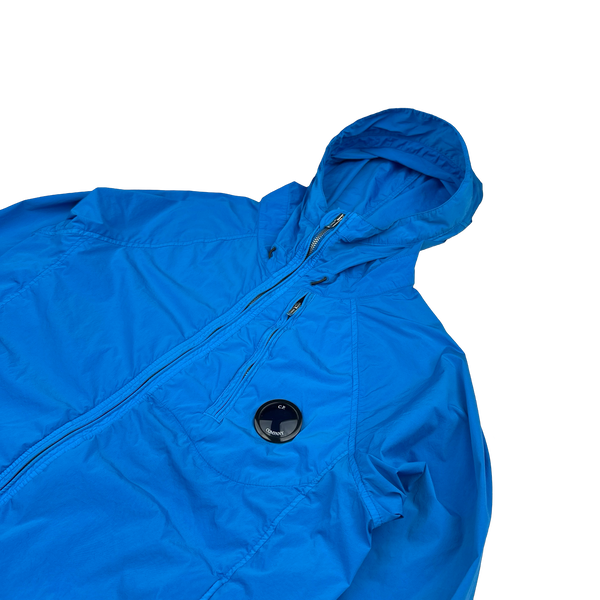 CP Company Blue Nycra Hooded Jacket - XL