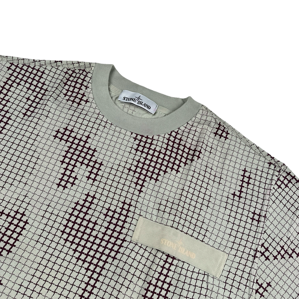 Stone Island 2017 Grid Check Camo T Shirt - XL