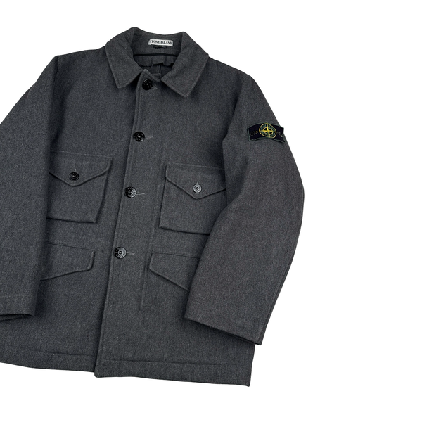Stone Island Vintage Green Edge 1996 Thick Wool Jacket - Medium