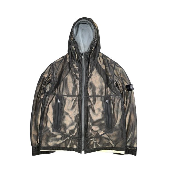 Stone Island 2006 Silver Reflective Mesh Reflective no.979 Jacket