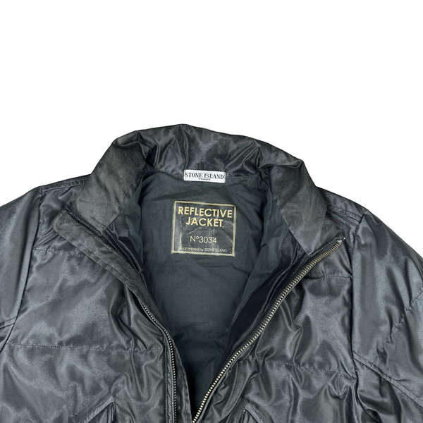 激レア！2013SS STONE  “BOMBER JACKET” Stone Island SS 2013 Glass Hooded Bomber Jacket - S/M – SPACCIO