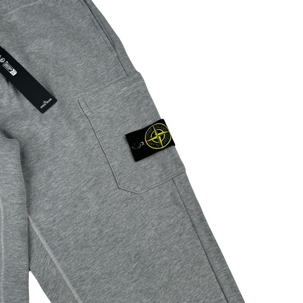 Stone Island 2024 Grey Cotton Joggers - Medium