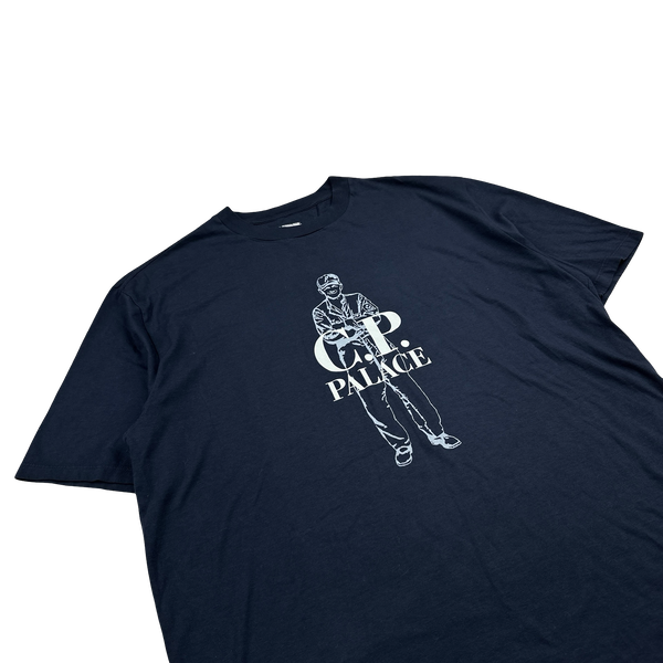 CP Company X Palace Navy Graphic Chester Perry T-Shirt - XXL