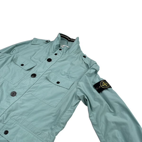 Stone Island 2013 Teal Micro Reps Field Jacket - Large