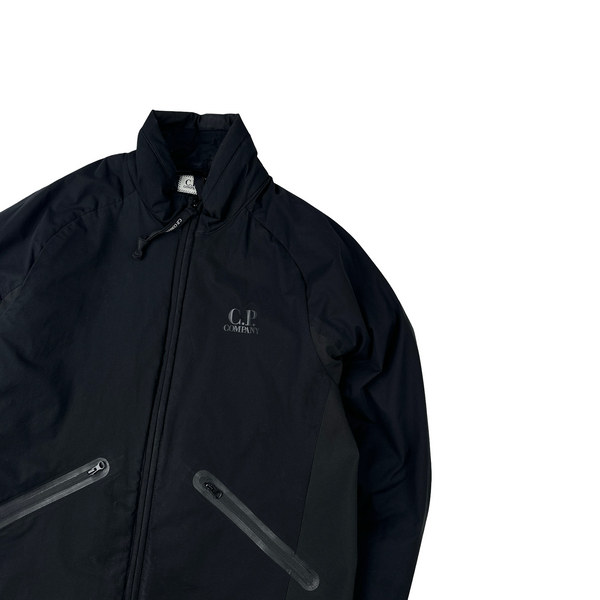 CP Company Black Pro Tek Hooded Jacket - Large