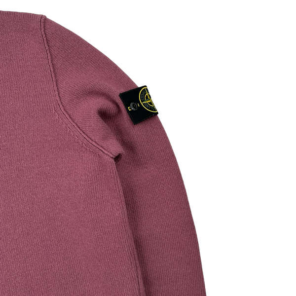 Stone Island 2014 Pink Knitted Pullover Jumper - Large